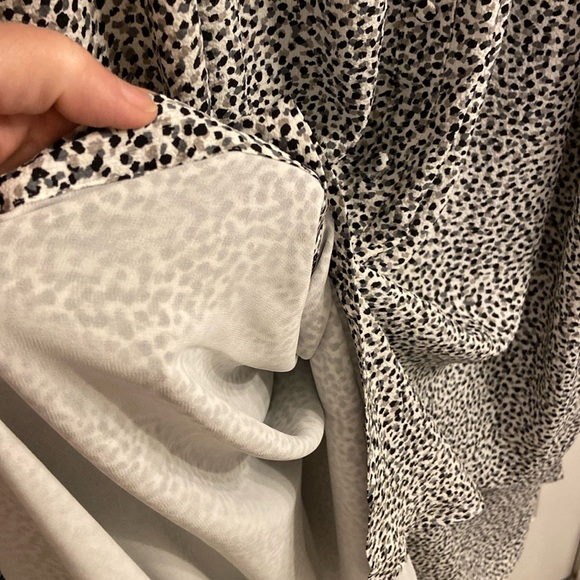 3X Reitmans Gauzy, Flowy, Button Down Dress with Shirred Bodice, Fully Lined NWT - Picture 13 of 15